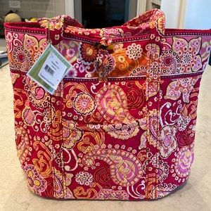 Vera Bradley Raspberry Fizz Tote NWT